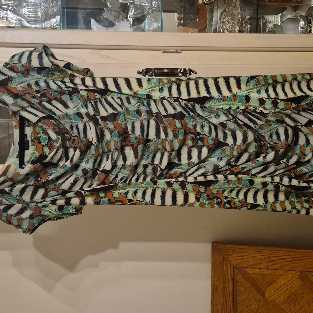 Signature By Robbie Bee  Print Dress